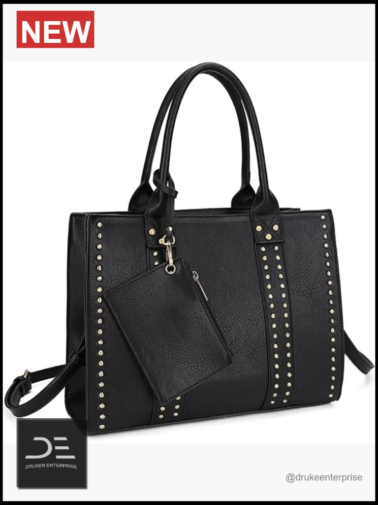 Faux Leather Satchel Purse With Adjustable Crossbody Strap And Ccw Pocket